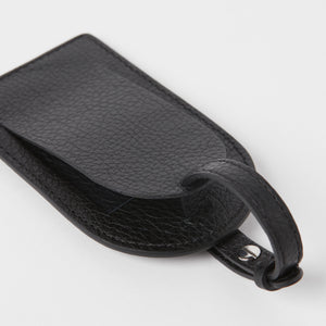Full-Grain Leather Luggage Tag
