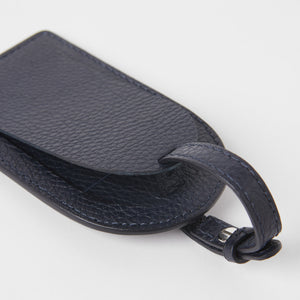 Full-Grain Leather Luggage Tag