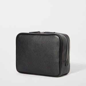 Full-Grain Leather Toiletry Bag Large