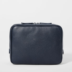 Full-Grain Leather Toiletry Bag Large