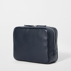 Full-Grain Leather Toiletry Bag Large