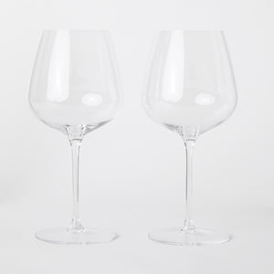Crystal Red Wine Glass 2-P