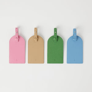 Full-Grain Leather Luggage Tag