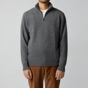 Men's Cashmere Half Zip
