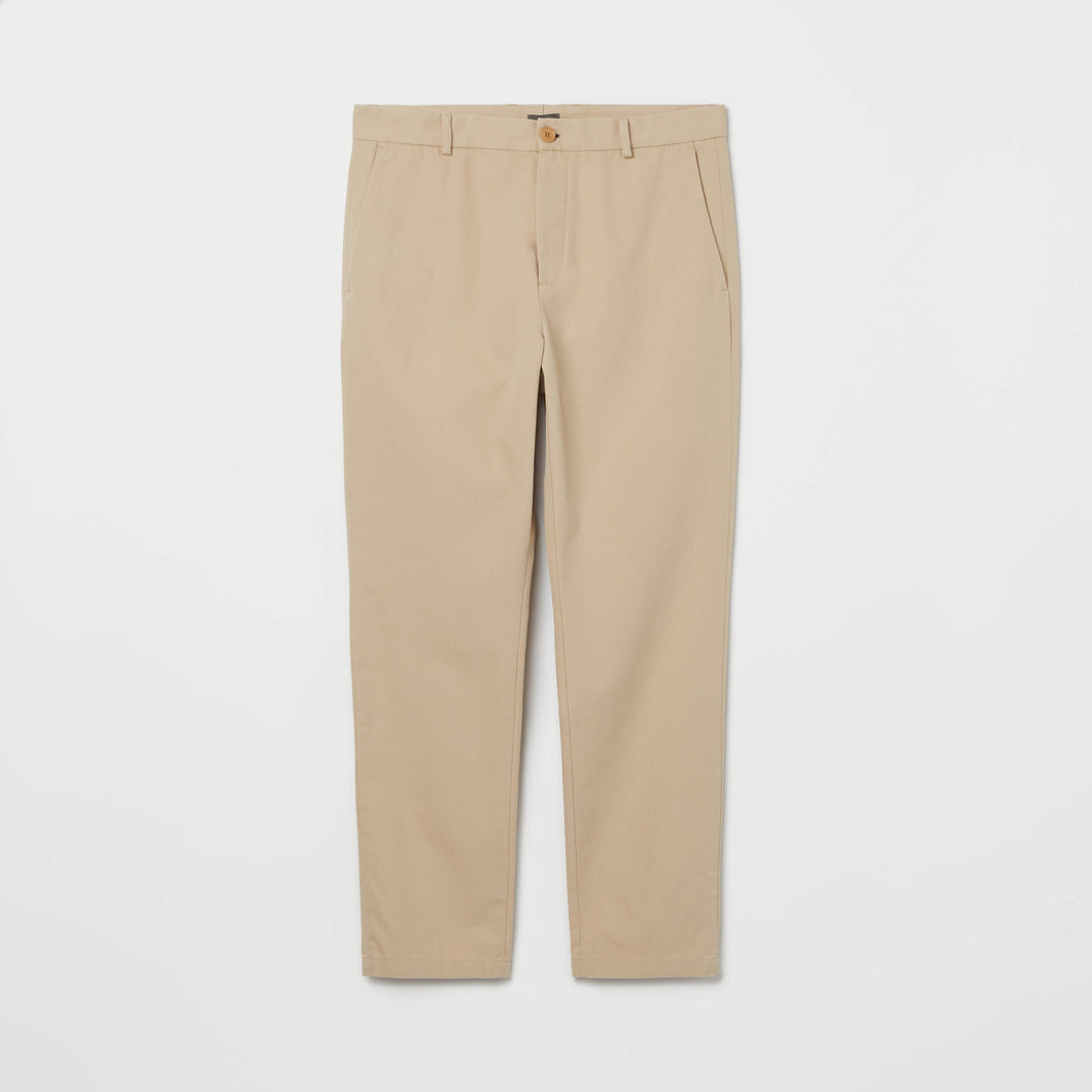 Men's Tapered Cotton Twill Chinos