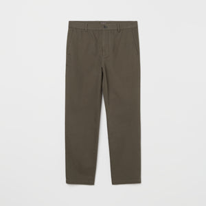 Men's Tapered Cotton Twill Chinos