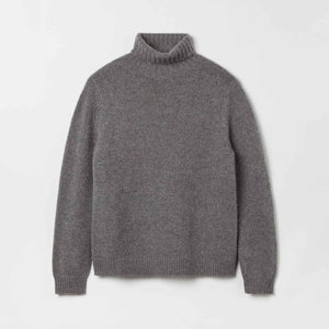 Men's Heavy Wool-Cashmere Roller Neck
