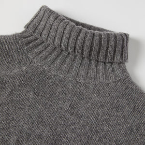 Men's Heavy Wool-Cashmere Roller Neck