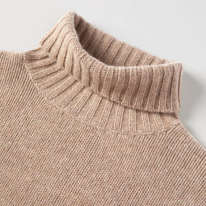 Men's Heavy Wool-Cashmere Roller Neck