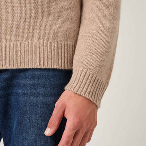 Men's Heavy Wool-Cashmere Roller Neck