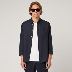 Men's Relaxed Linen Shirt