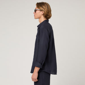 Men's Relaxed Linen Shirt