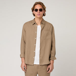 Men's Relaxed Linen Shirt