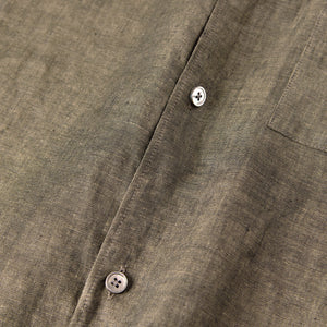 Men's Relaxed Short Sleeve Linen Shirt