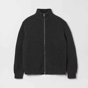 Men's Wool-Cashmere Zip Cardigan