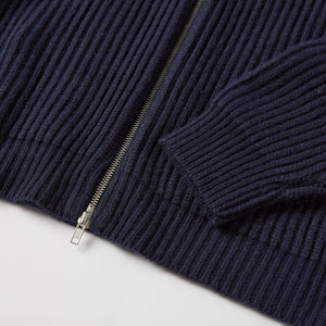 Men's Wool-Cashmere Zip Cardigan