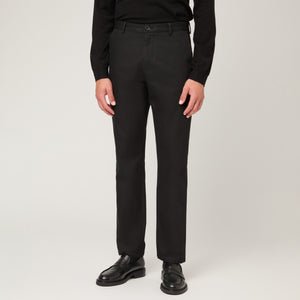 Men's Tapered Cotton Twill Chinos
