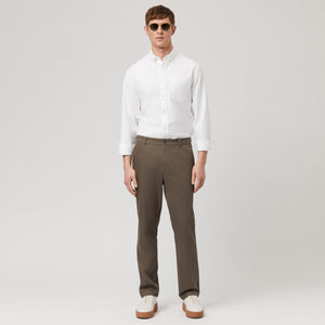 Men's Tapered Cotton Twill Chinos