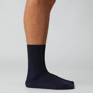 Organic Cotton Rib Socks