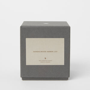 Scented Candle Sandalwood Amber Lily