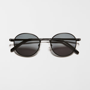 Pecorini Round Titanium Sunglasses