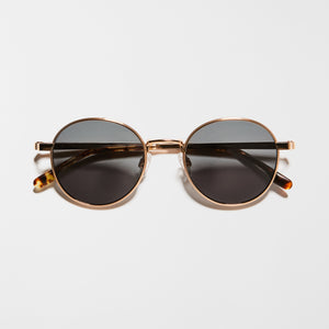 Pecorini Round Titanium Sunglasses