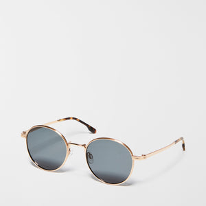 Pecorini Round Titanium Sunglasses