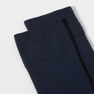 Organic Cotton Rib Socks