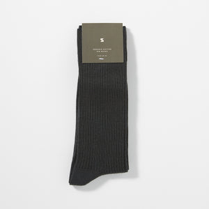 Organic Cotton Rib Socks