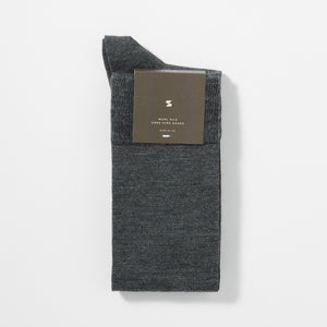 Wool Silk Knee-High Socks