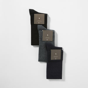 Wool Silk Knee-High Socks