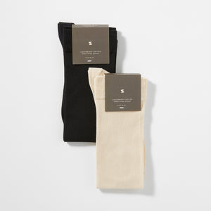 Lightweight Cotton Knee-High Socks
