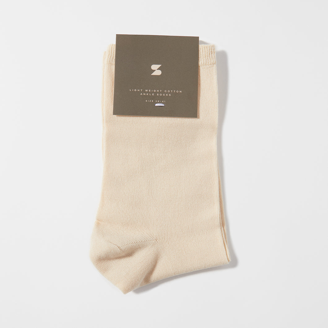 Lightweight Cotton Ankle Socks