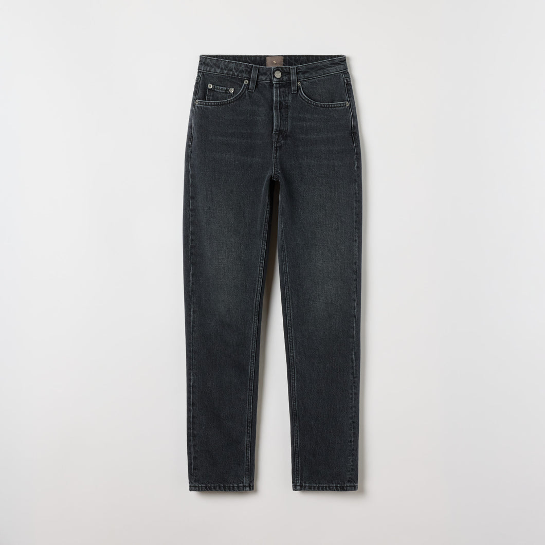 Women's High-Waisted Straight-Leg Denim