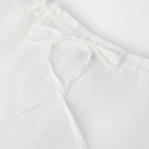 Women's Linen Drawstring Trousers