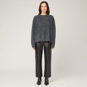 Women's Brushed Cashmere Round Neck