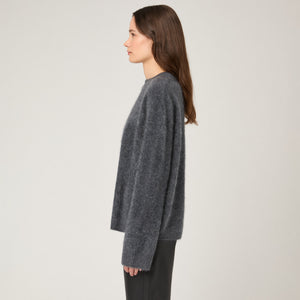 Women's Brushed Cashmere Round Neck