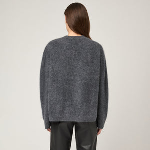 Women's Brushed Cashmere Round Neck