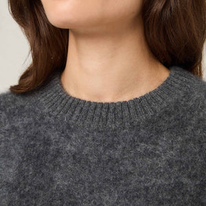 Women's Brushed Cashmere Round Neck