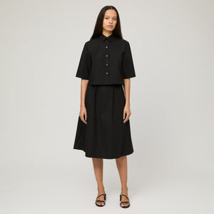 Women's Cotton-Poplin Skirt