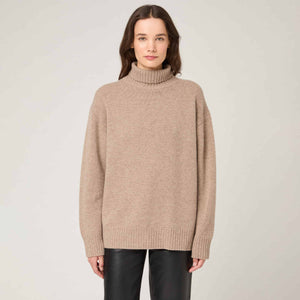 Women's Heavy-Knit Cashmere Roller Neck