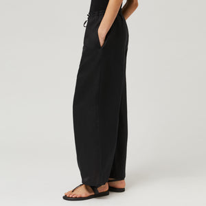Women's Linen Drawstring Trousers