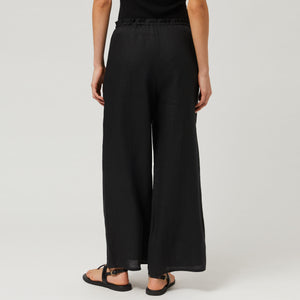 Women's Linen Drawstring Trousers