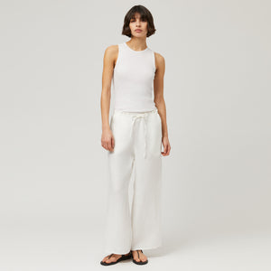Women's Linen Drawstring Trousers
