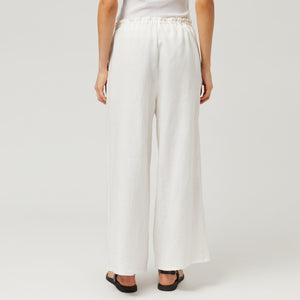 Women's Linen Drawstring Trousers