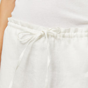 Women's Linen Drawstring Trousers