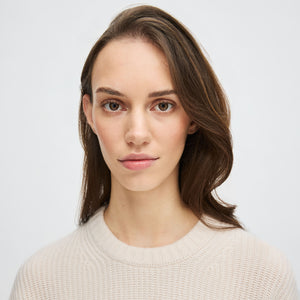 Women's Relaxed Ribbed Silk-Cashmere Crew Neck