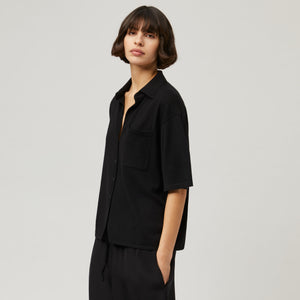 Women's Relaxed Cashmere Silk Shirt