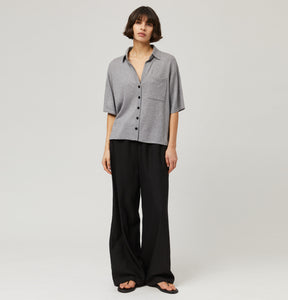 Women's Relaxed Cashmere Silk Shirt