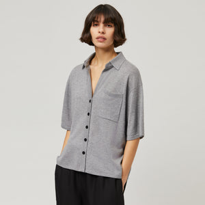 Women's Relaxed Cashmere Silk Shirt